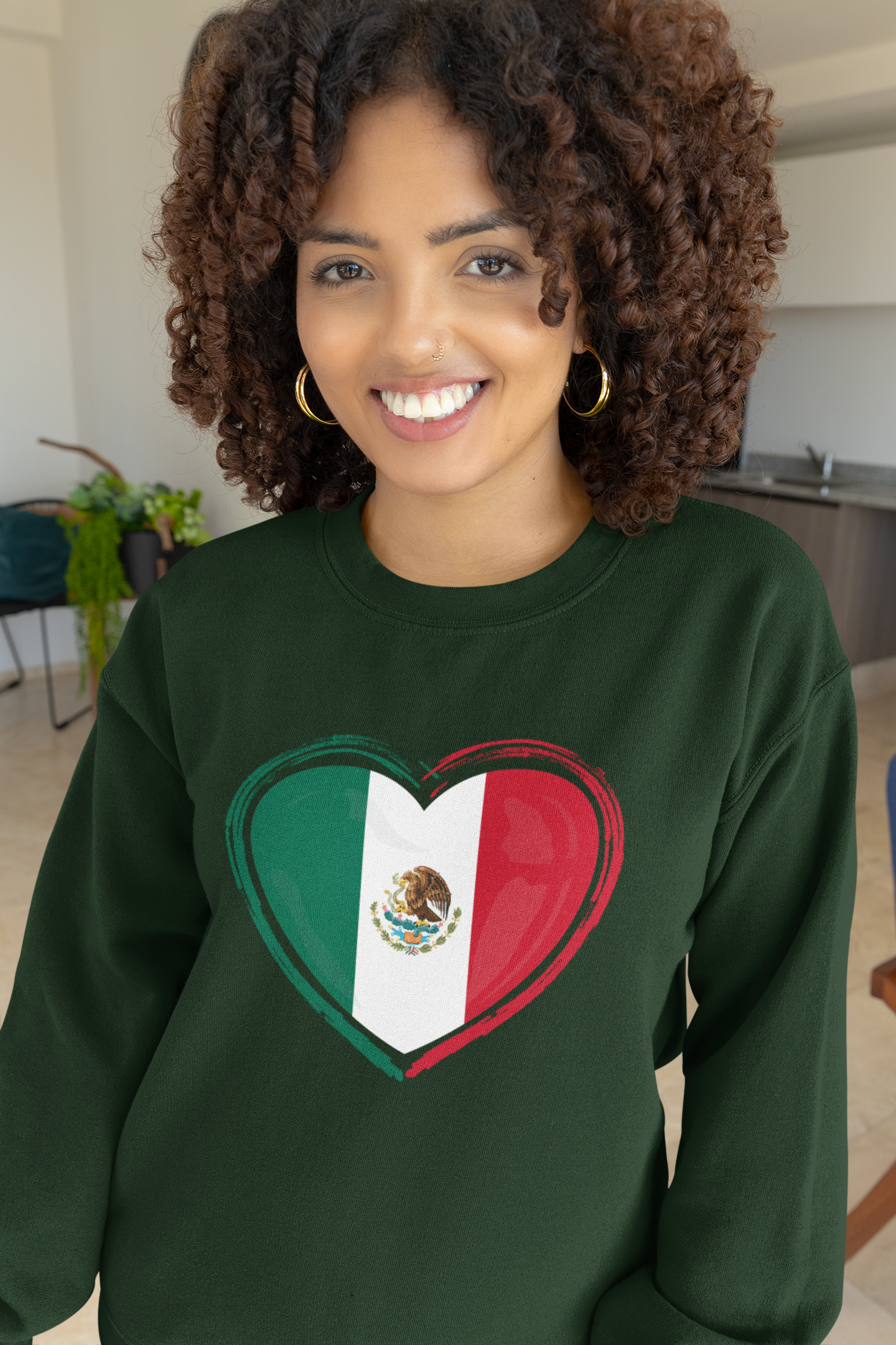 Mexico Flag Heart