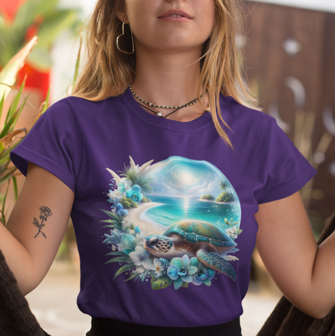 Turquoise Sea Turtle