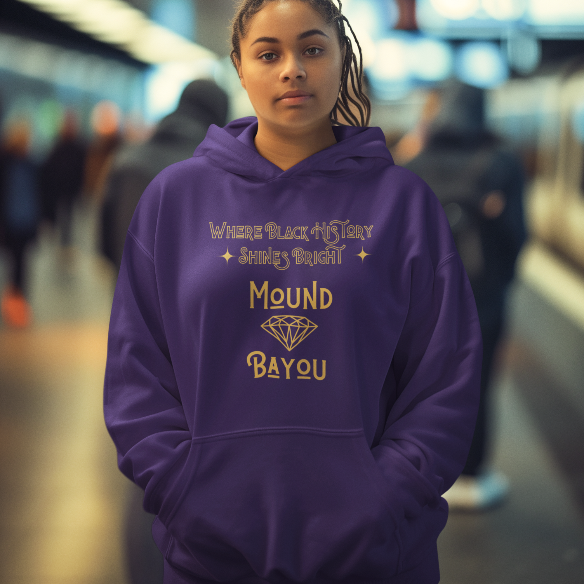 Where Black History Shines Bright - Gold