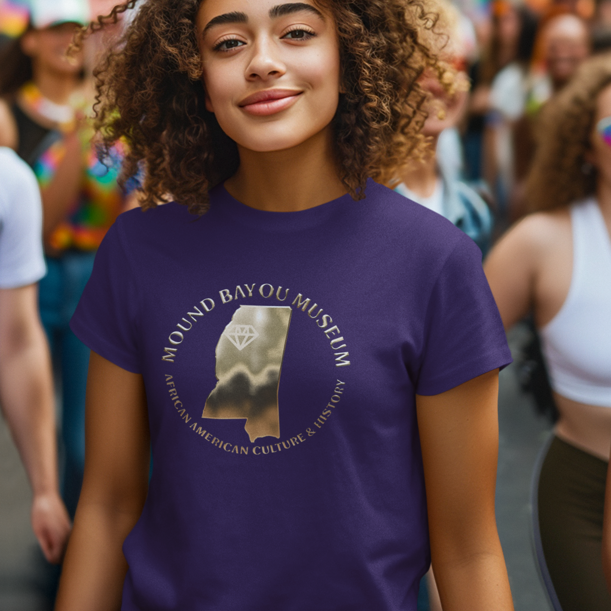 Mound Bayou Museum, Mississippi Map - Gold