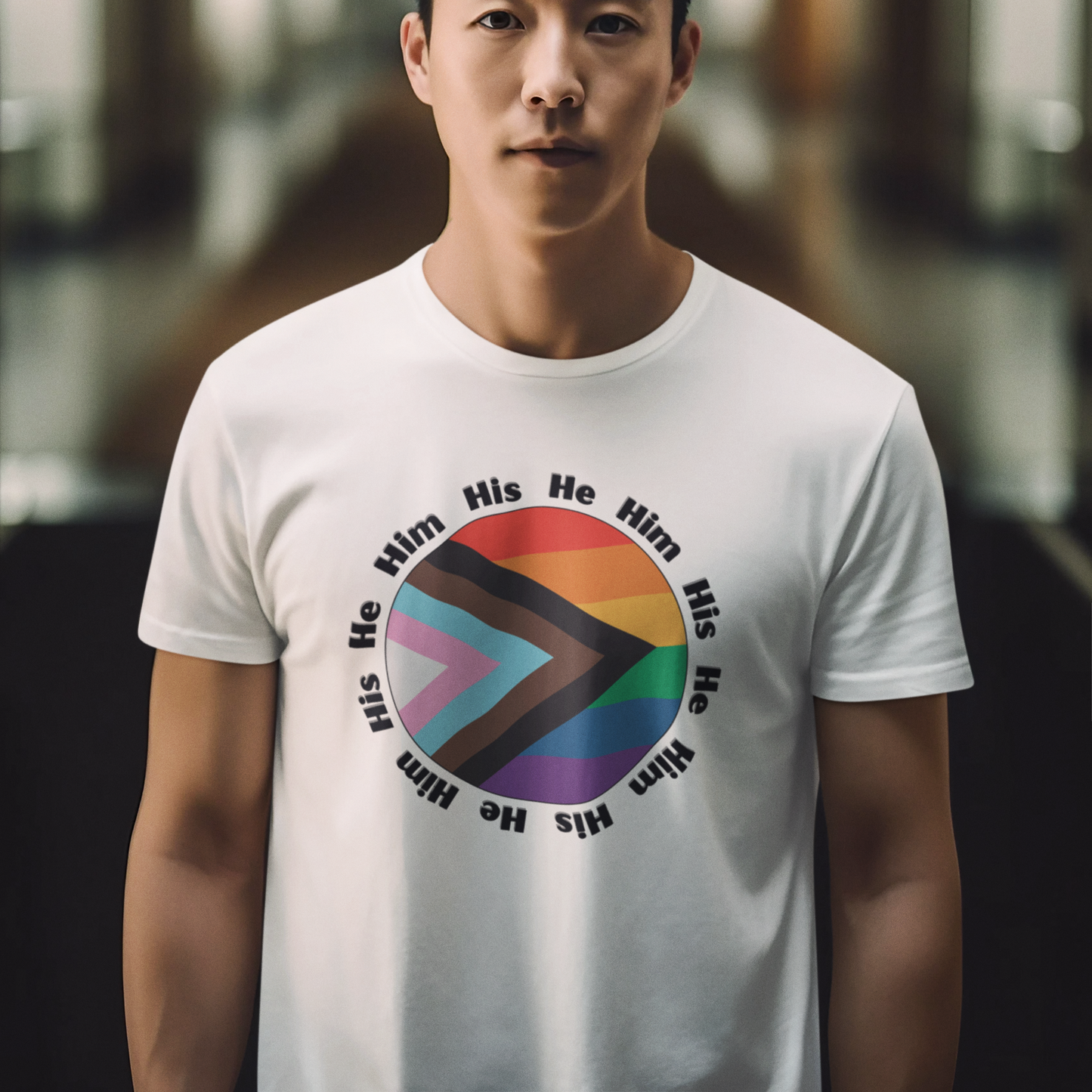 He, Him, His Pronoun T-Shirt