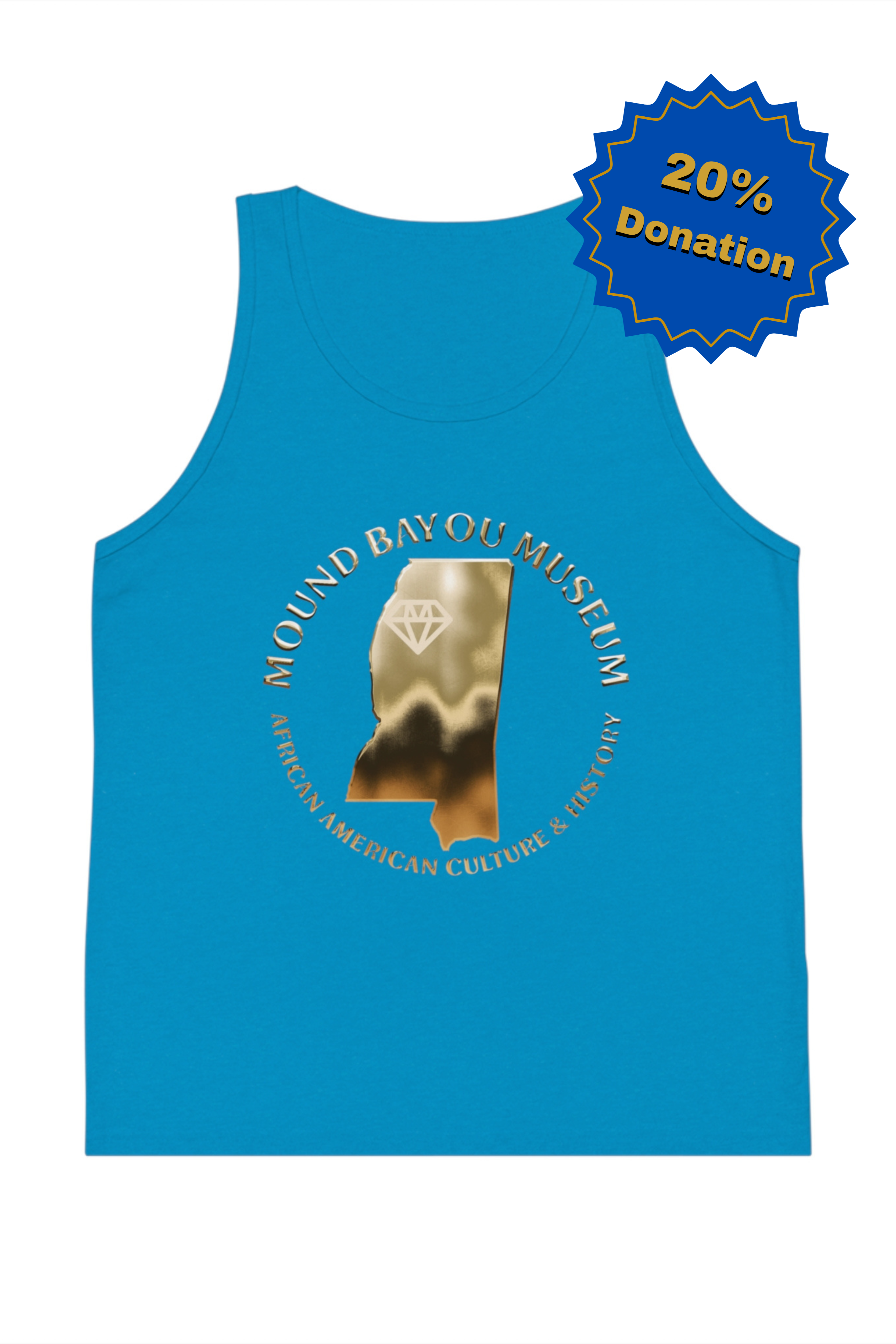 Mound Bayou Museum, Mississippi Map - Gold