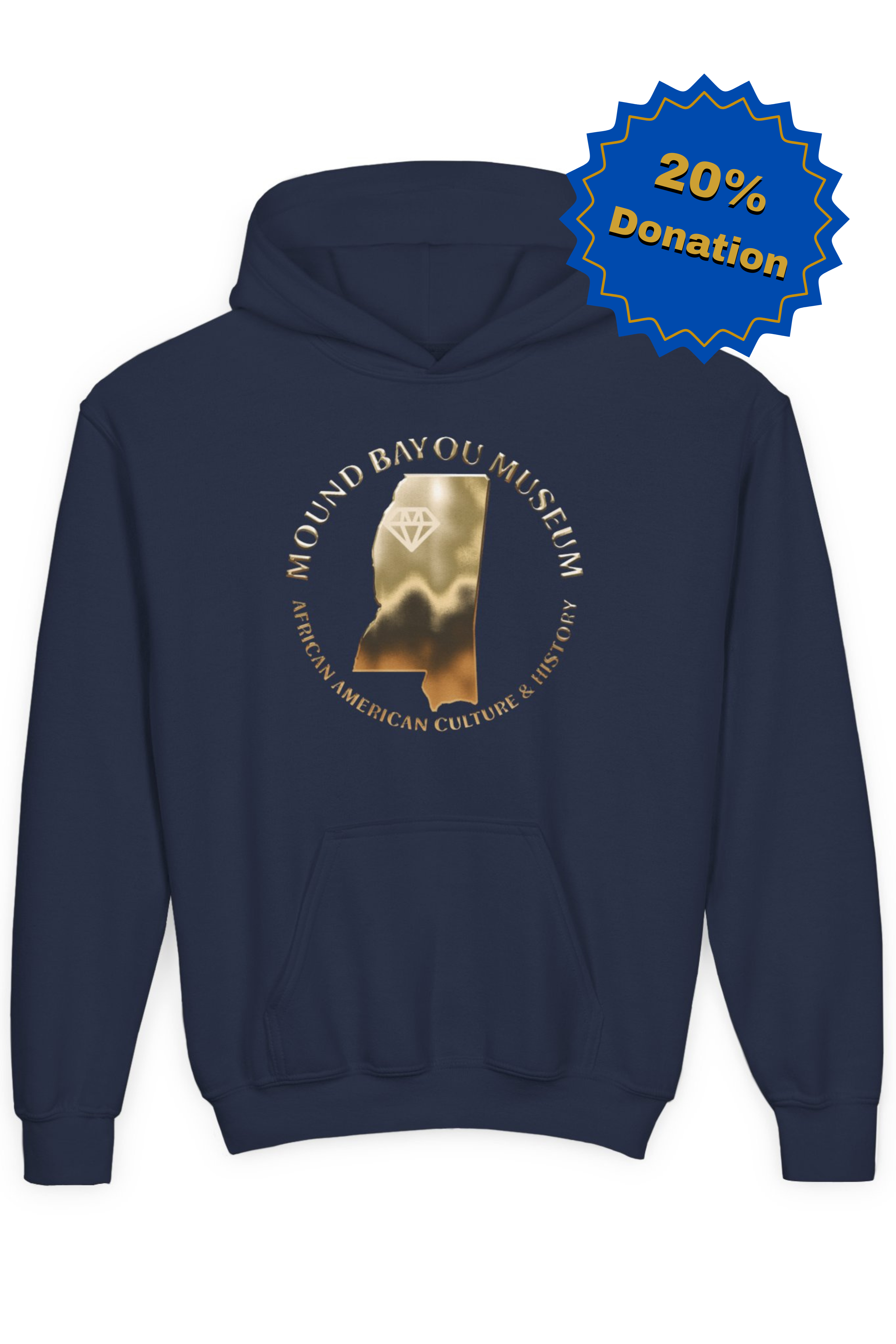 Mound Bayou Museum Mississippi Map - Gold