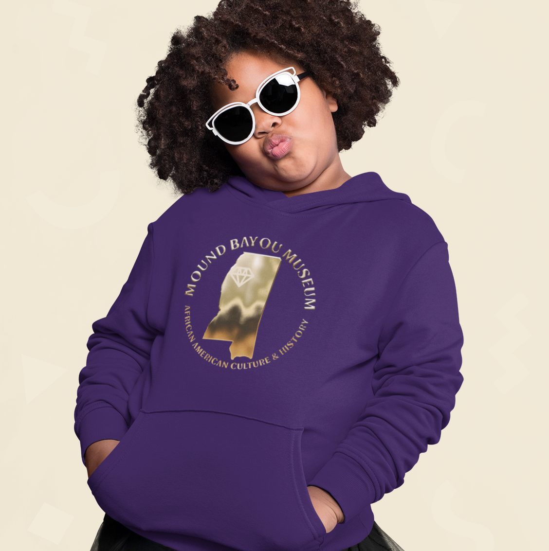 Mound Bayou Museum Mississippi Map - Gold