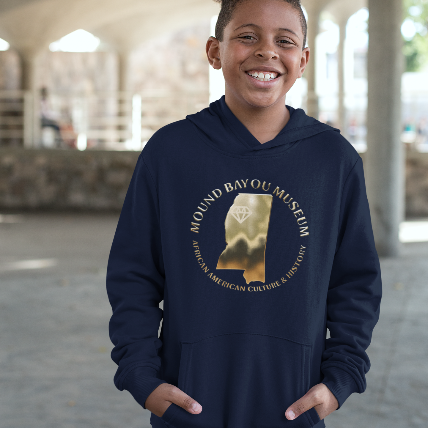 Mound Bayou Museum Mississippi Map - Gold