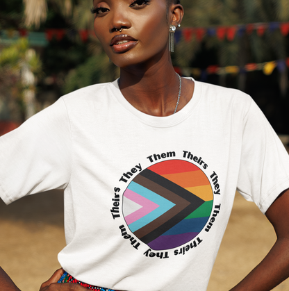 They, Them, Theirs Pronoun T-Shirt