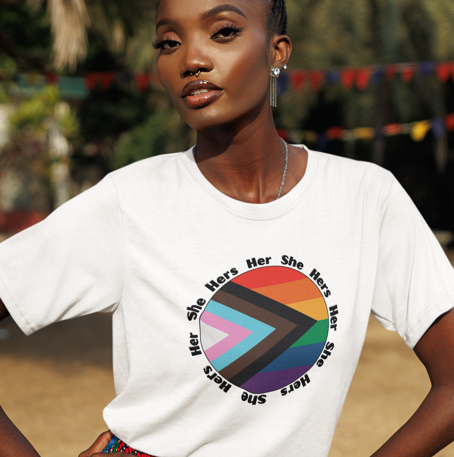 She, Her, Hers Pronoun T-Shirt