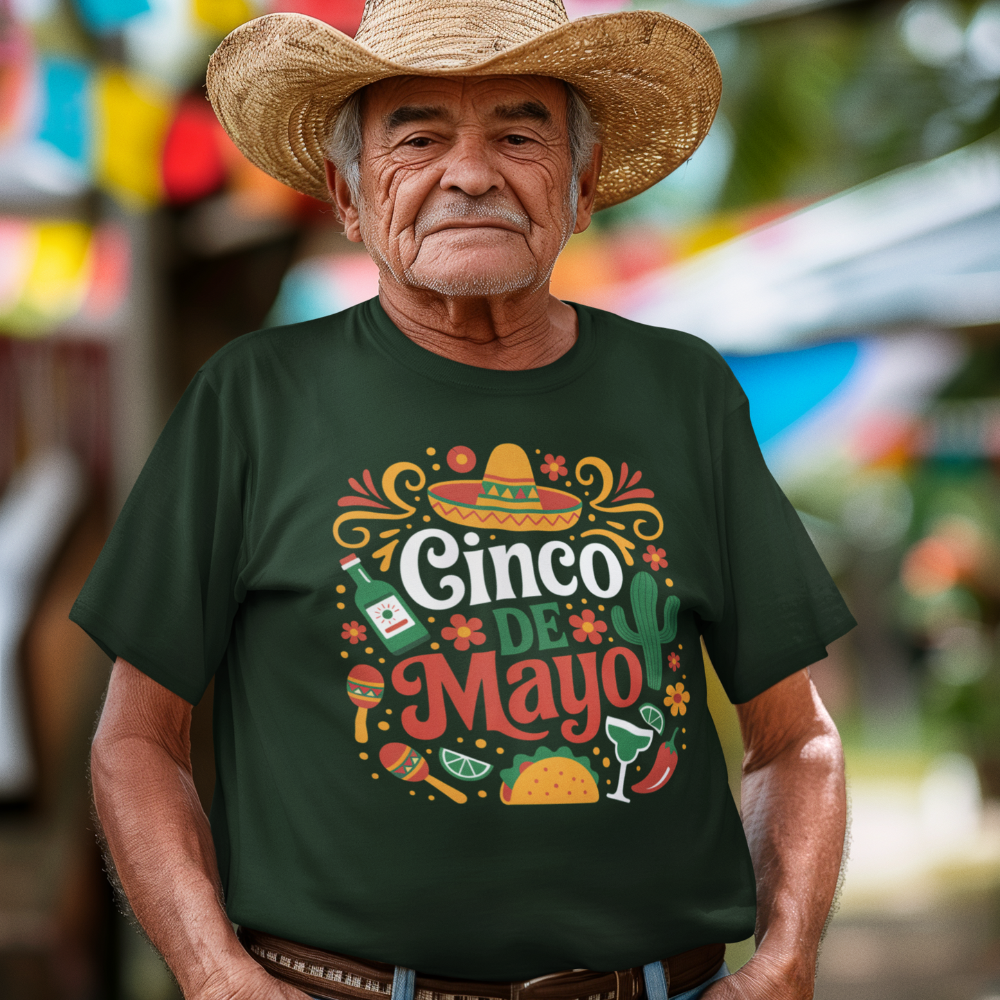 Cinco de Mayo Sombrero, Cactus & Taco