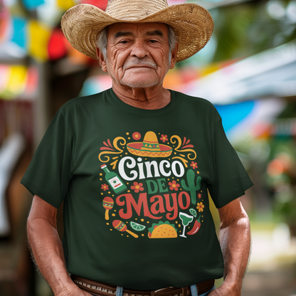 Cinco de Mayo Sombrero, Cactus & Taco