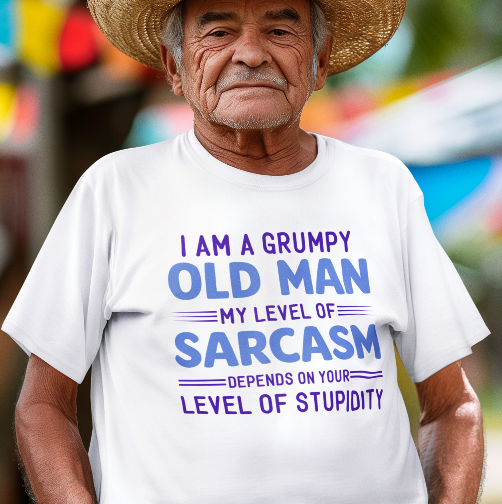 I Am A Grumpy Old Man, My Level of Sarcasm Depends On Your Level of Stupidity