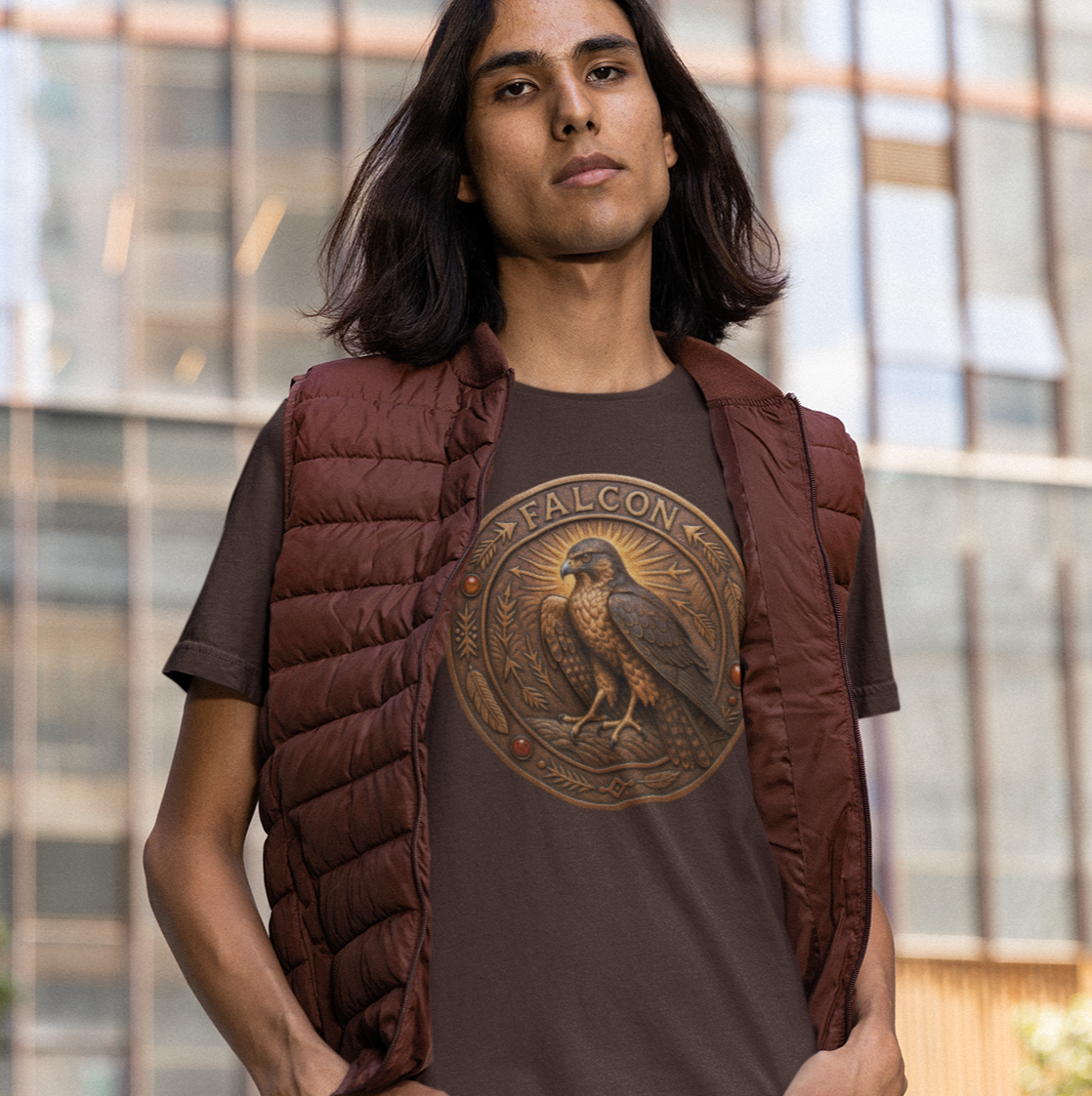 Native American Birth Animal Falcon