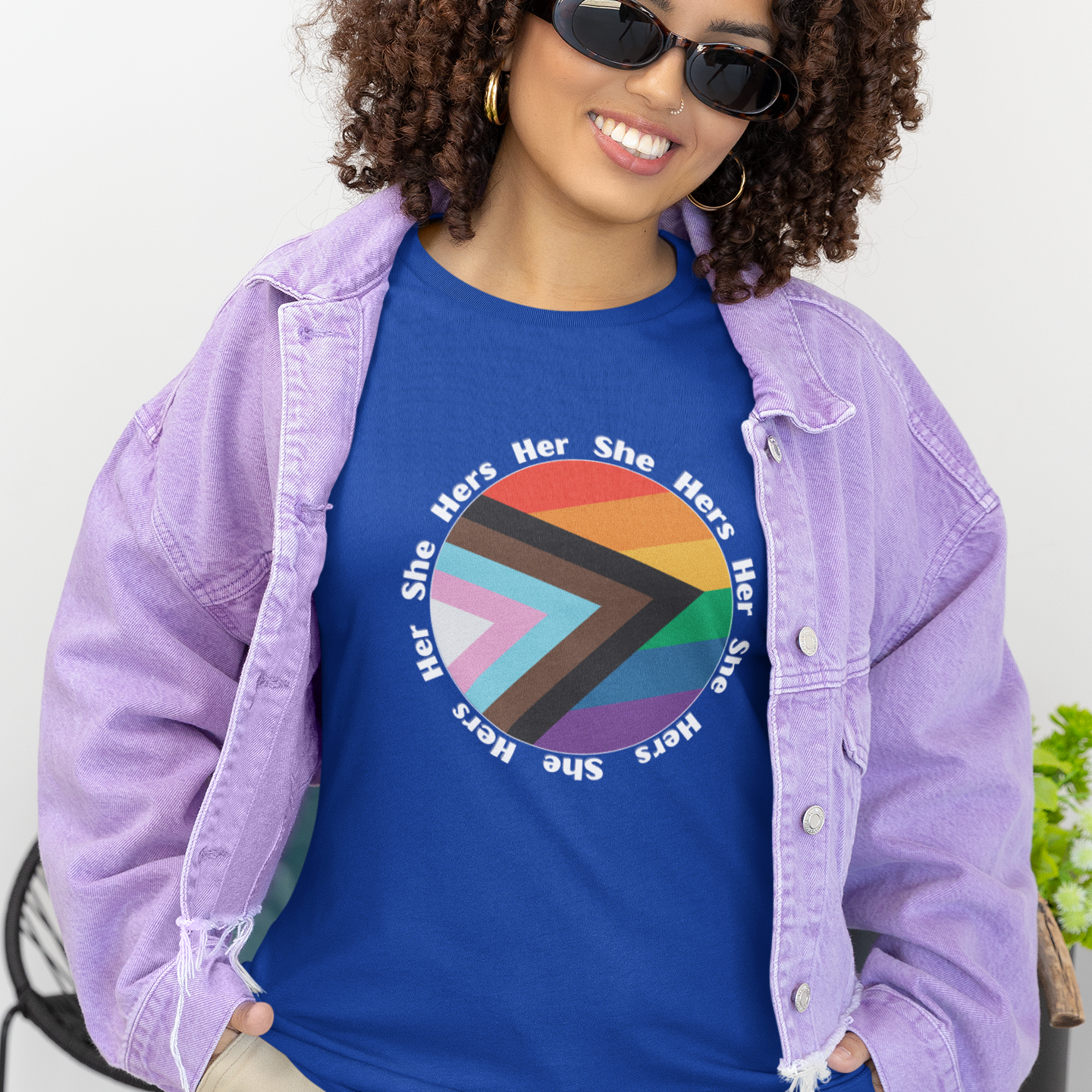 She, Her, Hers Pronoun T-Shirt