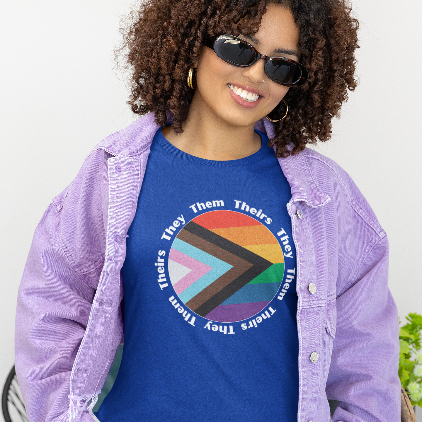 They, Them, Theirs Pronoun T-Shirt