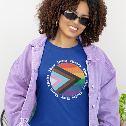 They, Them, Theirs Pronoun T-Shirt