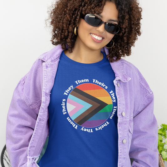 They, Them, Theirs Pronoun T-Shirt
