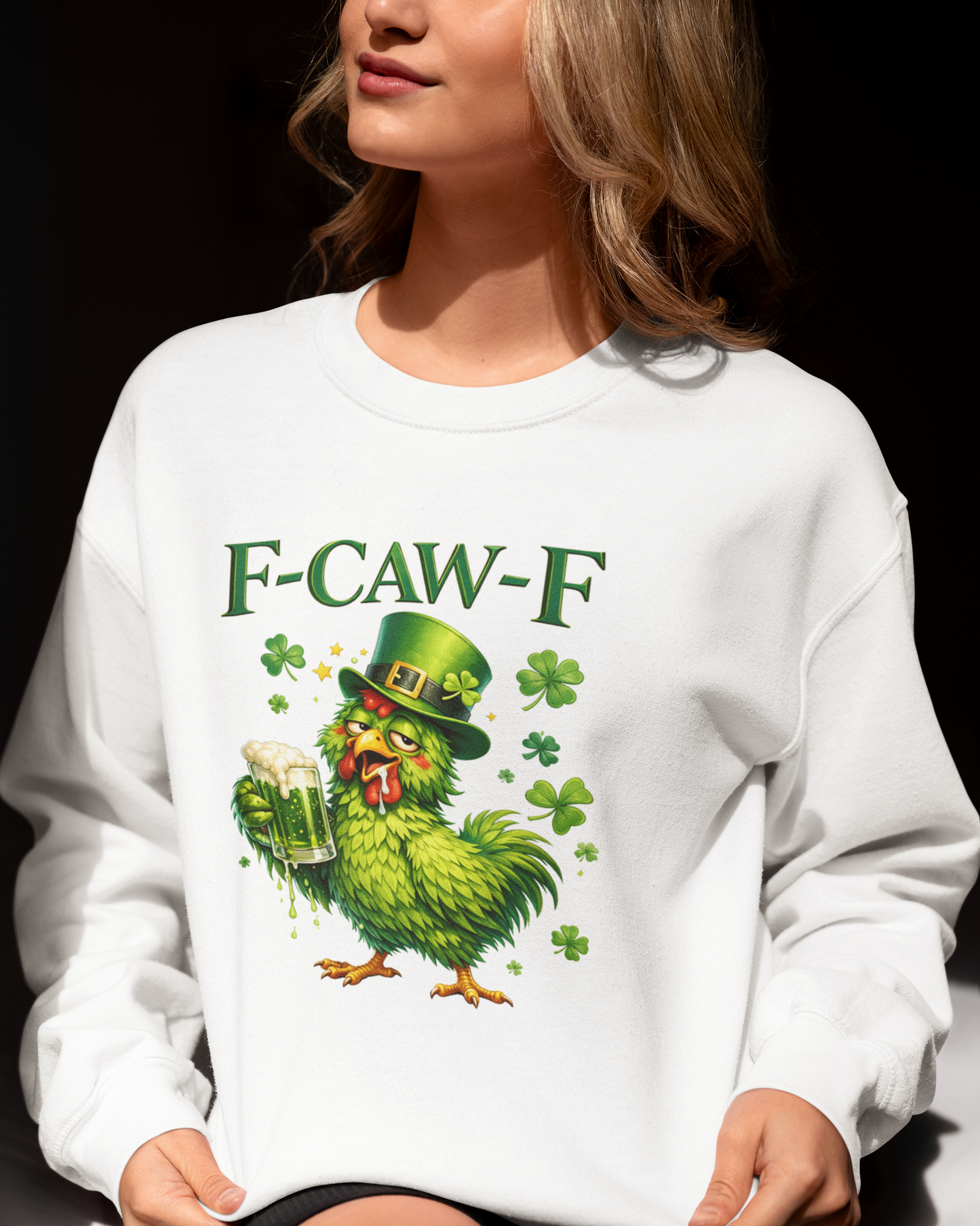 F-CAW-F" Funny Irish Chicken