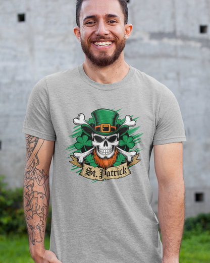 Irish Leprechaun Skull and Cross Bones