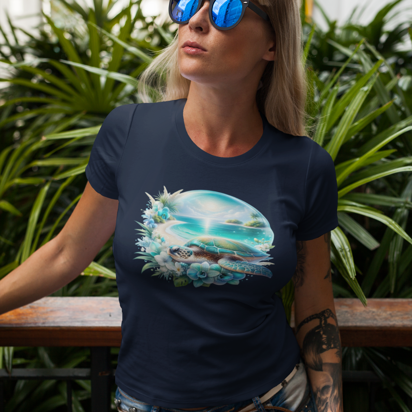 Turquoise Sea Turtle