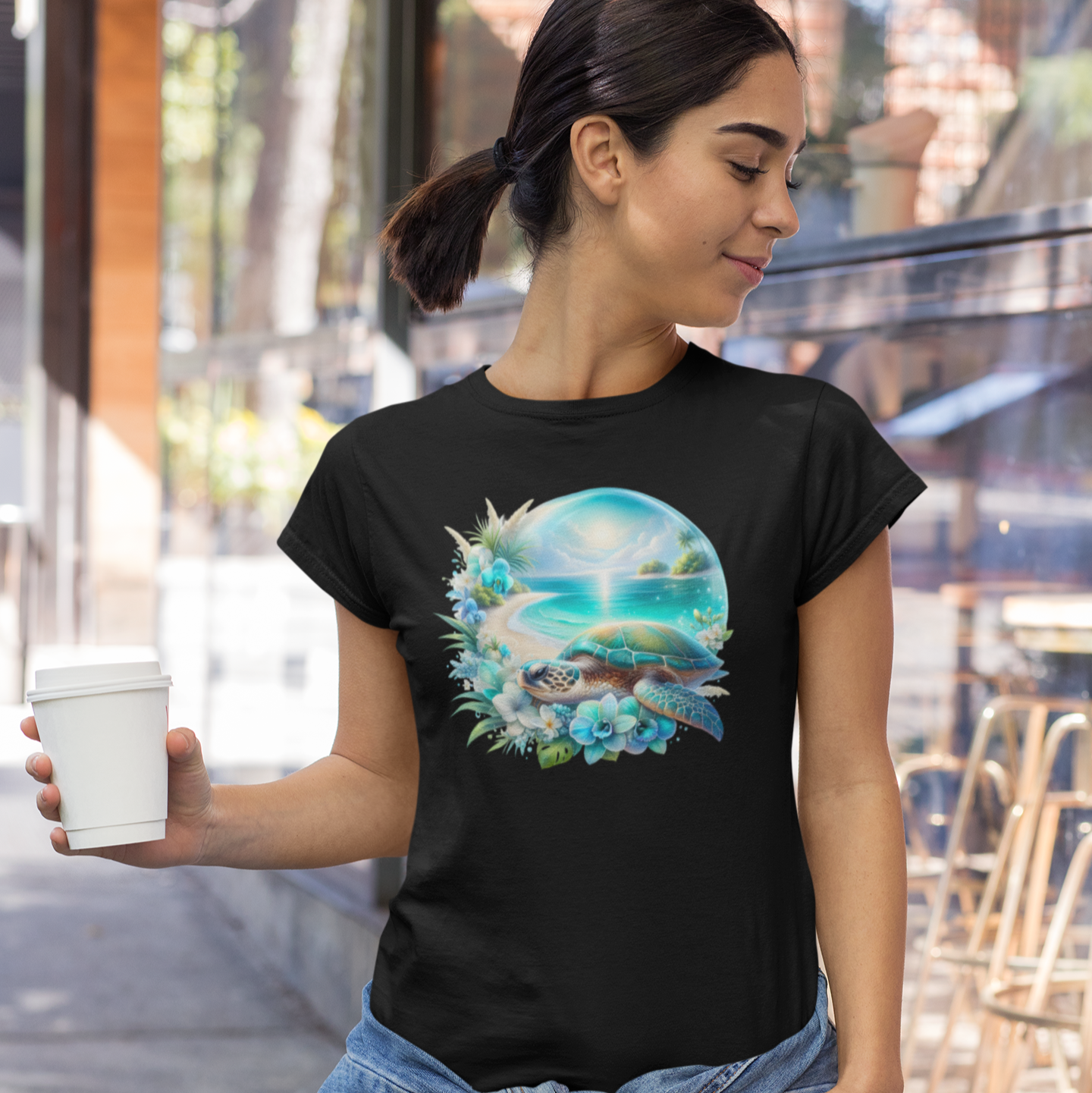 Turquoise Sea Turtle