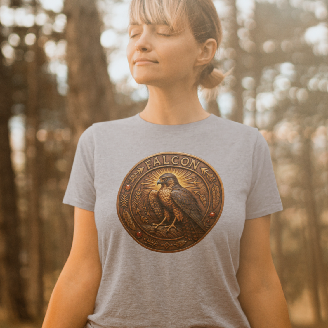 Native American Birth Animal Falcon