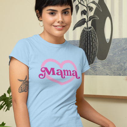 Mama Pink Heart Tee