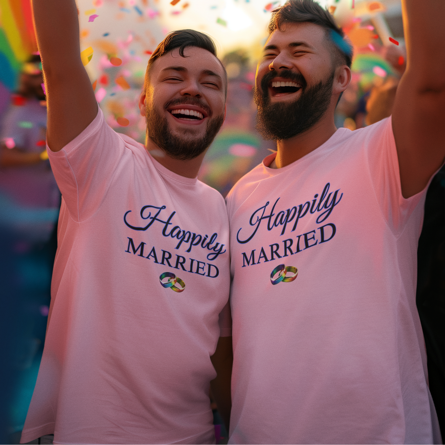 LGBTQ+ Happily Married T-Shirt