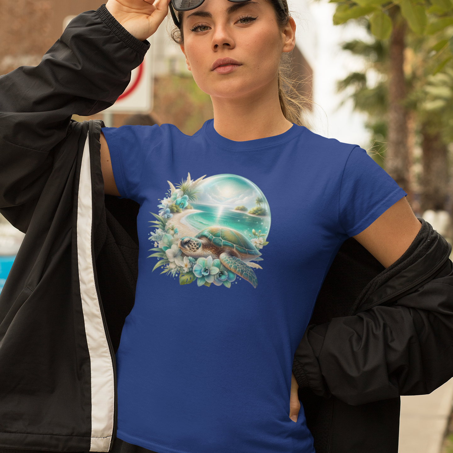 Turquoise Sea Turtle