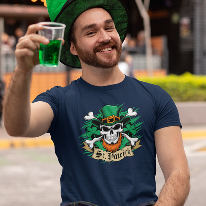 Irish Leprechaun Skull and Cross Bones
