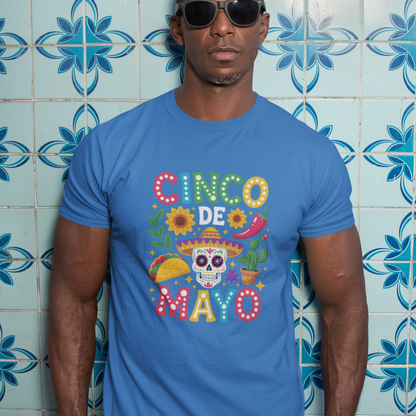 Cinco de Mayo Skull, Taco & Cactus