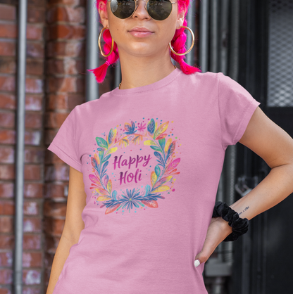 Happy Holi Wreath