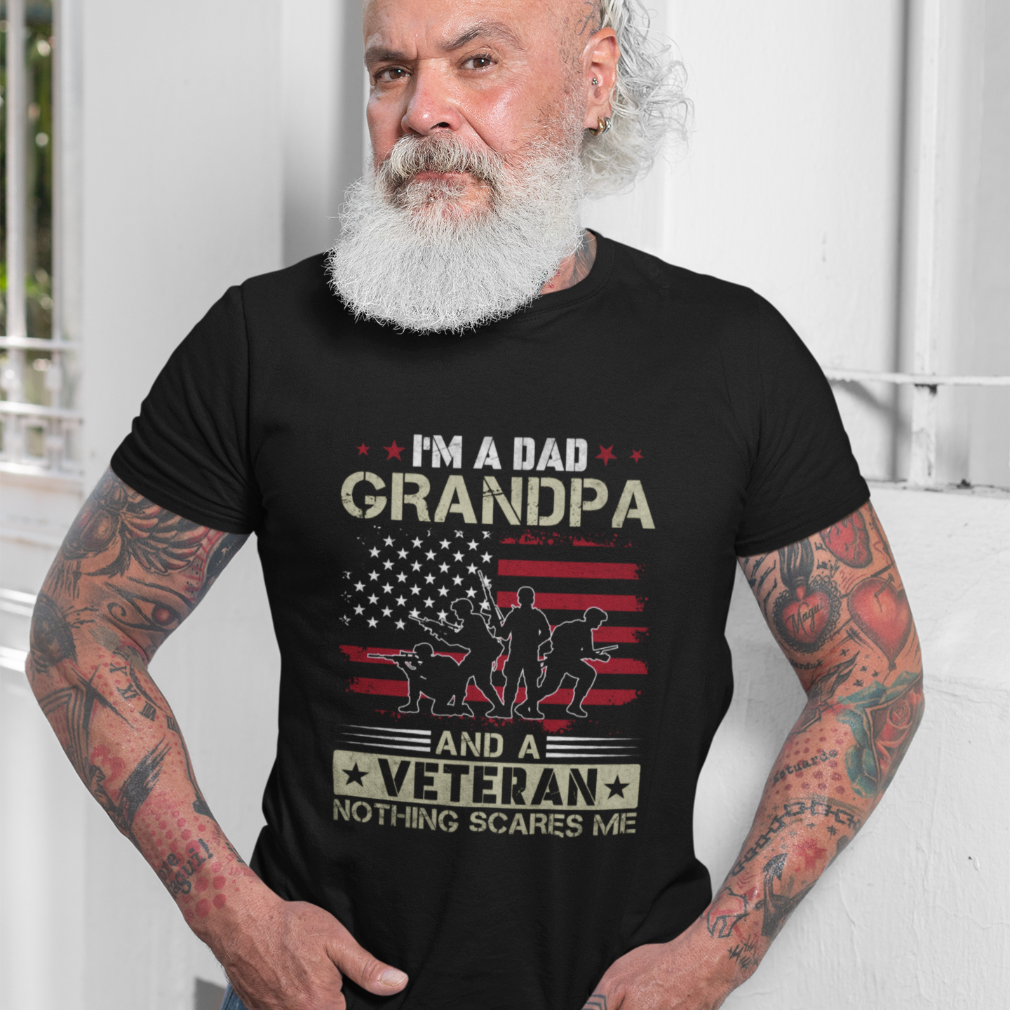 I'm A Veteran, A Dad & A Grandpa, Nothing Scares Me