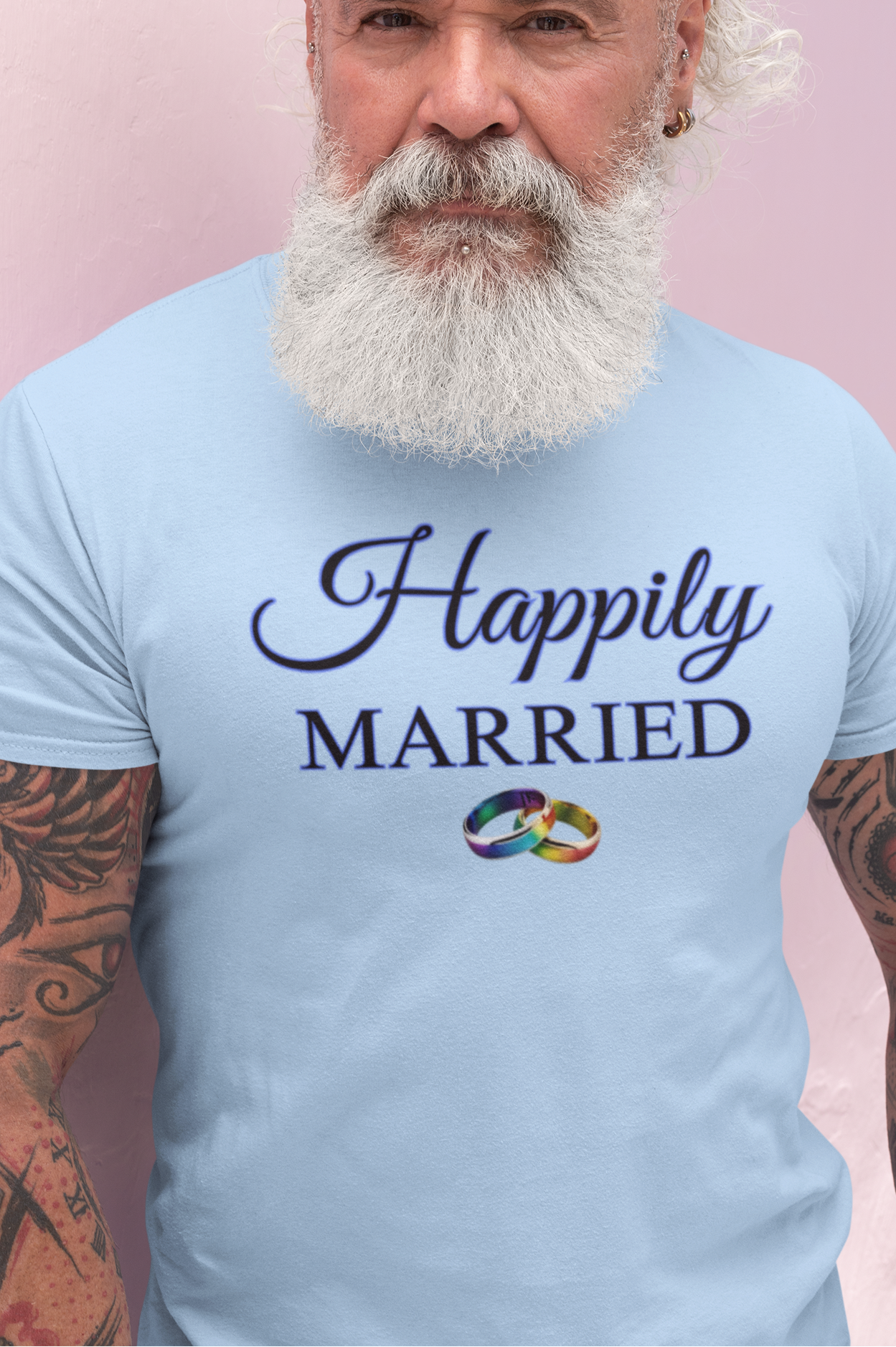 LGBTQ+ Happily Married T-Shirt