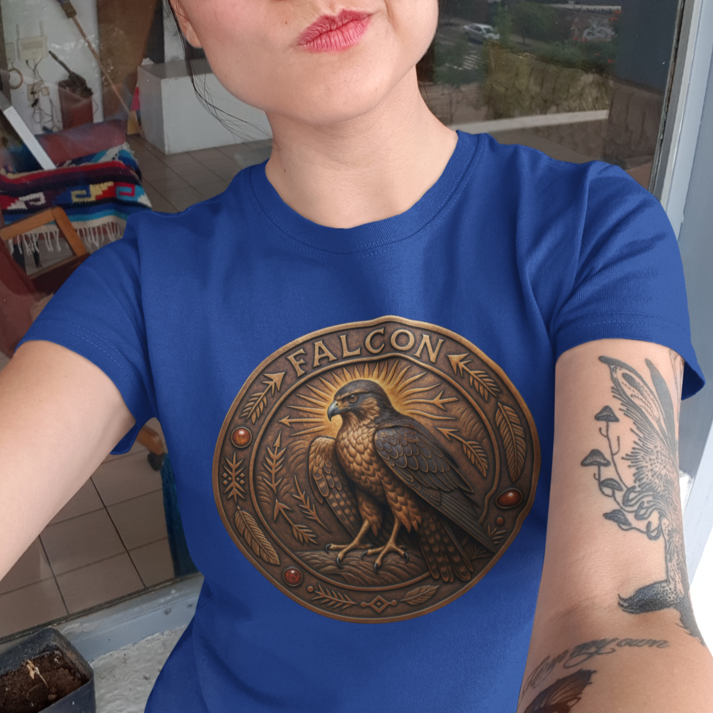 Native American Birth Animal Falcon