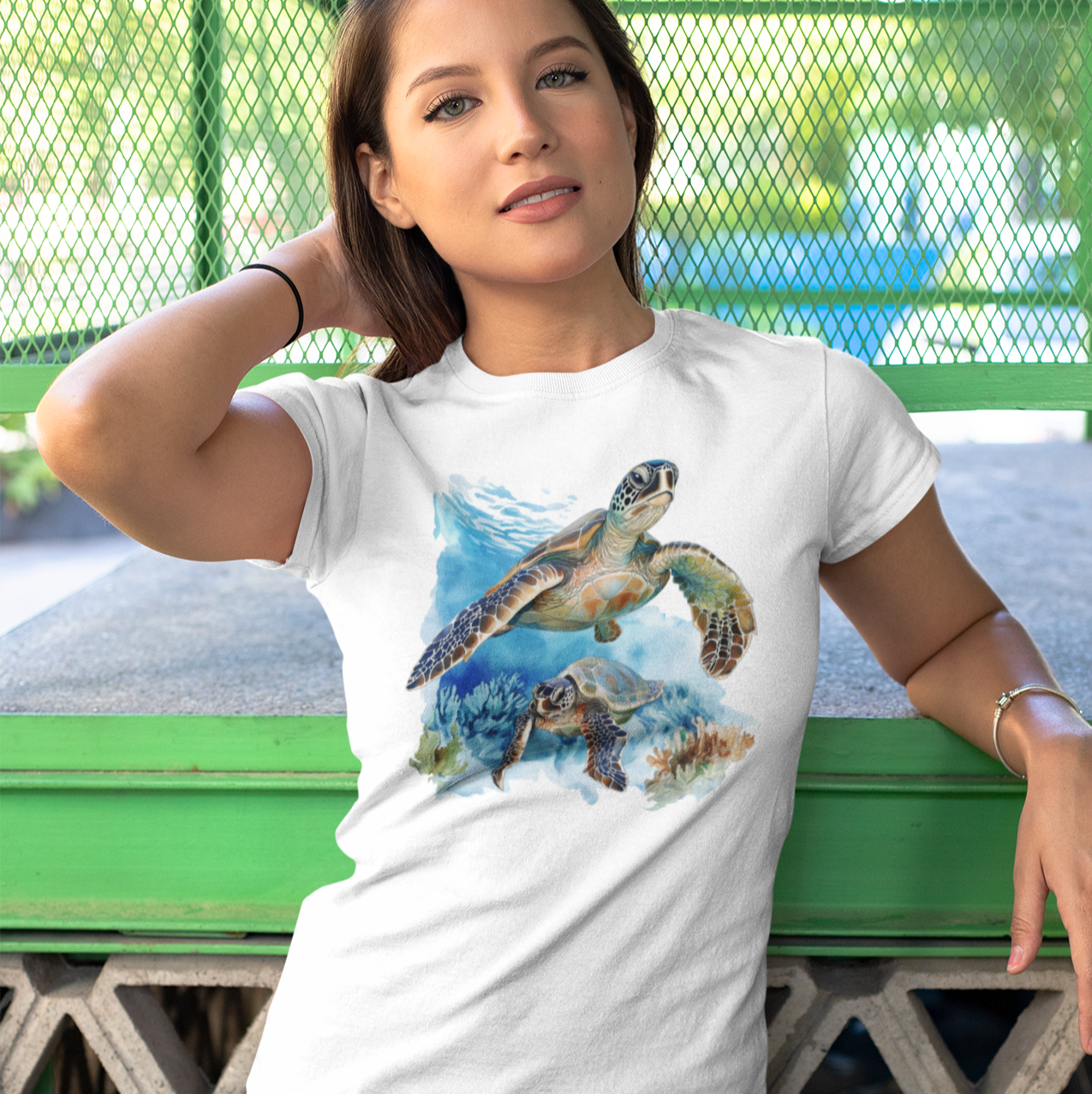 Sea Turtle and Friend