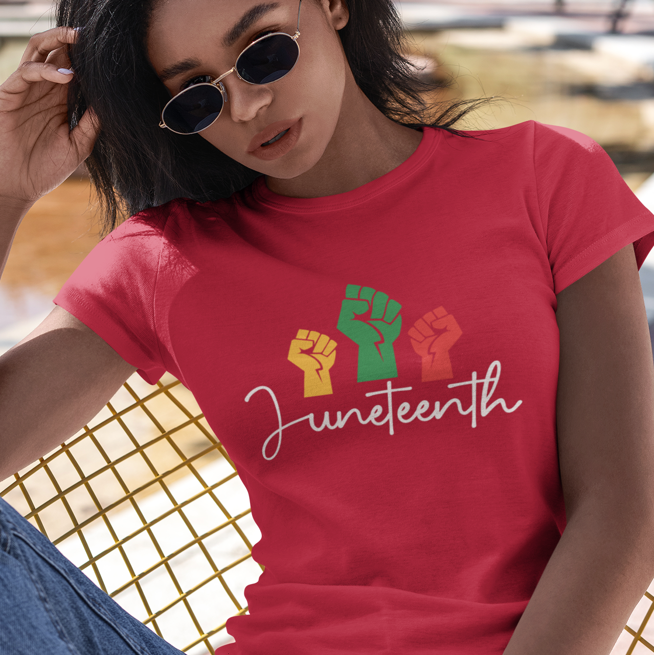 Juneteenth Raised Fists
