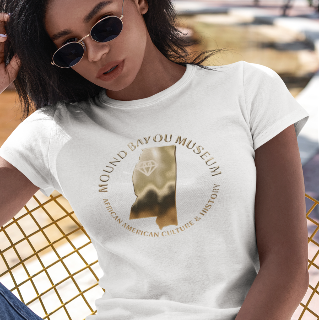 Mound Bayou Museum, Mississippi Map - Gold