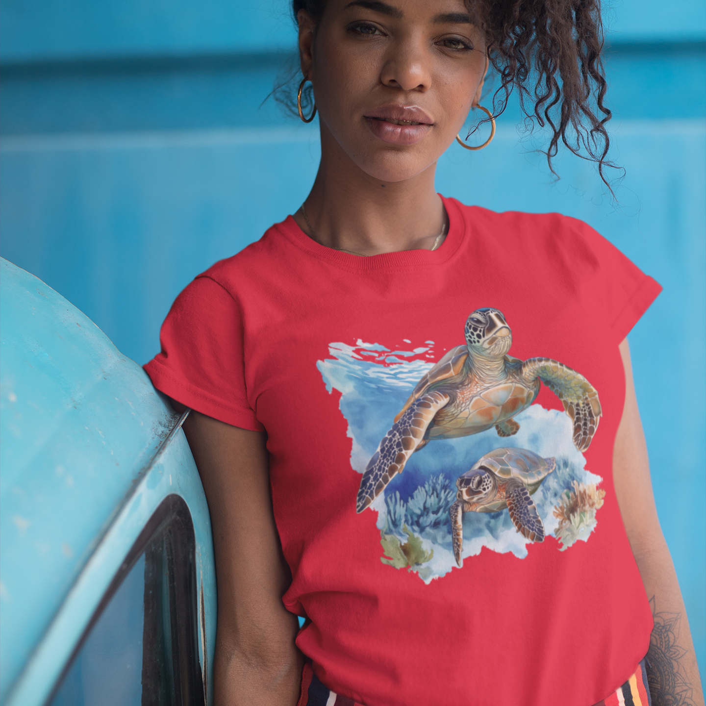 Sea Turtle and Friend