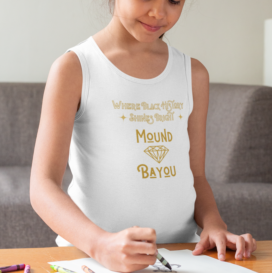 Where Black History Shine Bright - Gold