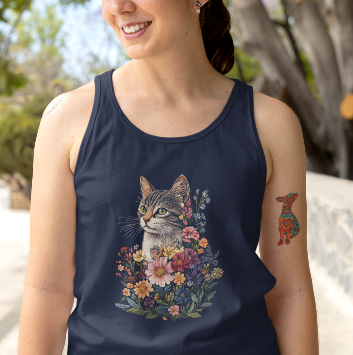 Floral Cat