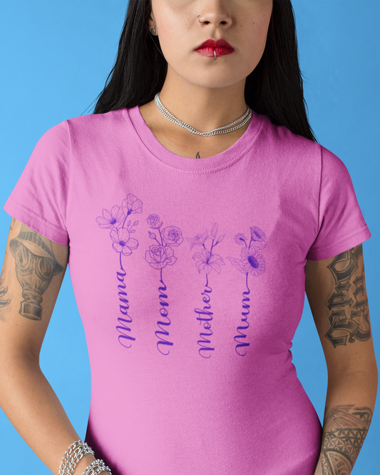 Mama, Mom, Mother, Mum Wildflowers