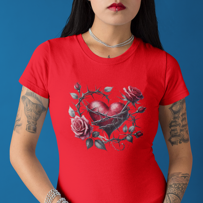 Rose & Thorn Heart