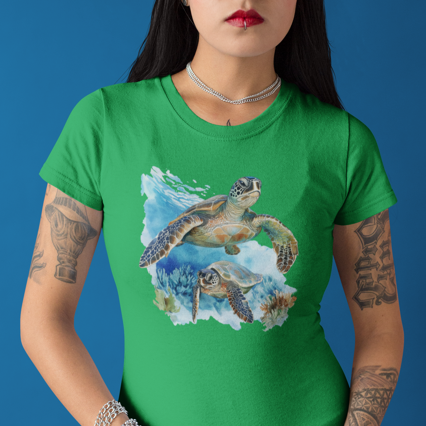 Sea Turtle and Friend