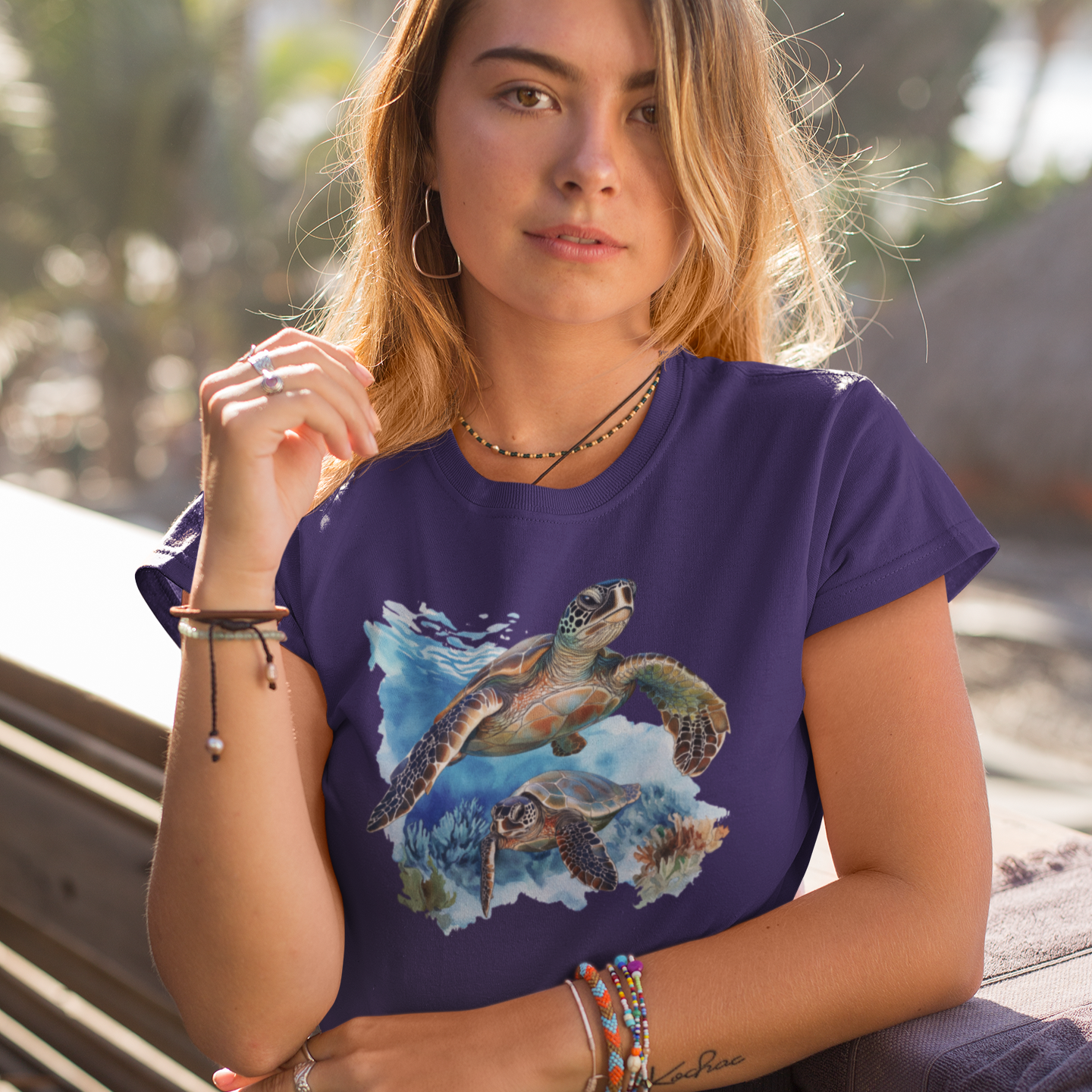 Sea Turtle and Friend