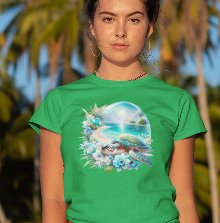 Turquoise Sea Turtle