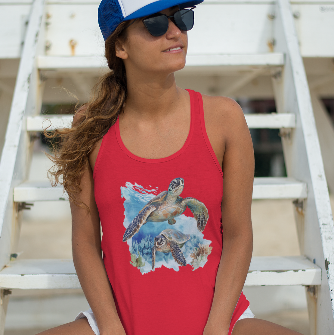 Sea Turtle and Friend