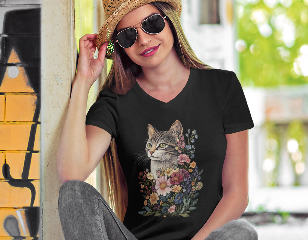 Floral Cat
